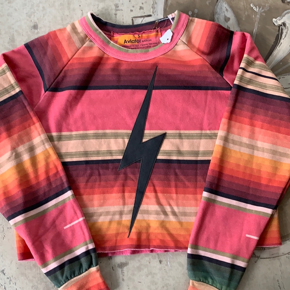 Brand new!  Aviator Nation sweatshirt